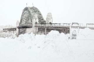 sydney-harbour-bridge-in-pen-and-ink-completed